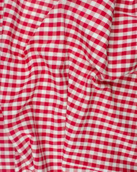 Vichy Cotton Large Check Red - Tissushop